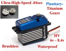 BRUSHLESS HV MG RACING SERVO Arrma Integy Axial Traxxas Losi Associated 1/8 1/10