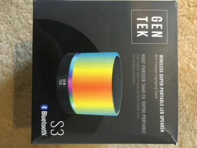 gen tek wireless super portable led speaker