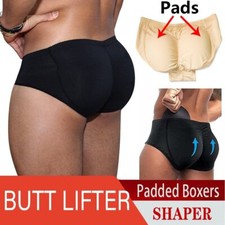 Men Butt Lifter Tummy Control Body Shaper Booty Enhancer Panty Padded Briefs USA