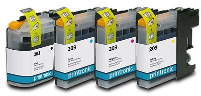 Ink Cartridge for Brother MFC-J4620DW Brother MFC-J4420DW Brother LC203 4 Pack