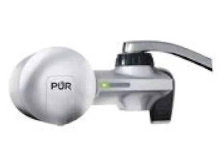PUR Max Ion Silver Matte Horizontal Faucet Mount Water Filter System PFM300V - Image 2 of 2