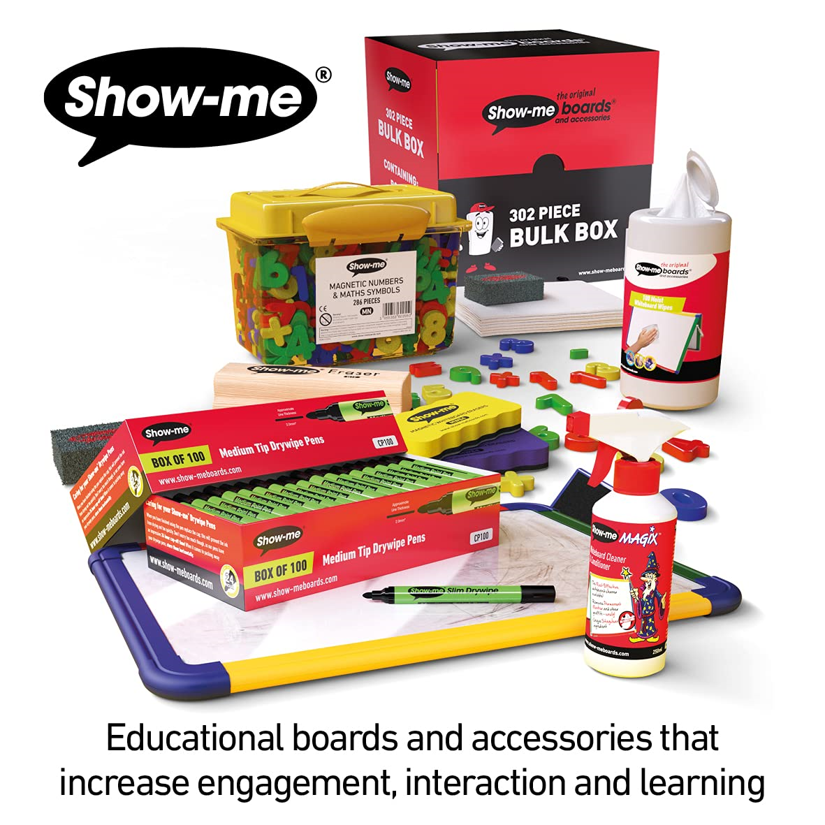 ShowMe Whiteboard Pens, Marker Pens For Whiteboard, LongLasting