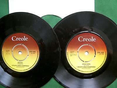 CRISPY AND COMPANY - BRASILIEN.   7'' SINGLE.  (UNBESPIELT UND ORIGINAL UK EINZELN).