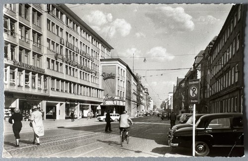 Postcard Bielefeld - "Challenge Road" with Cars - Brackwede, Detmold - RARE!!