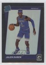 2022 Chronicles Draft Picks Donruss Optic Rated Rookies Black Jalen Duren 0ac3