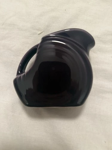 Fiesta Ware Mini Disc Pitcher Plum Retired Creamer Fiestaware