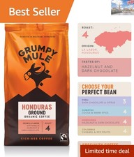 Honduras La Labor Organic Ground Coffee 225g - Hazelnut & Dark Chocolate Notes 44.40 per kilo