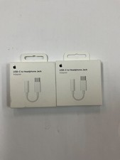 Apple 2 Pack USB-C to Headphone Jack Adapter - 3.5 mm - A2155 - MU7E2AM/A