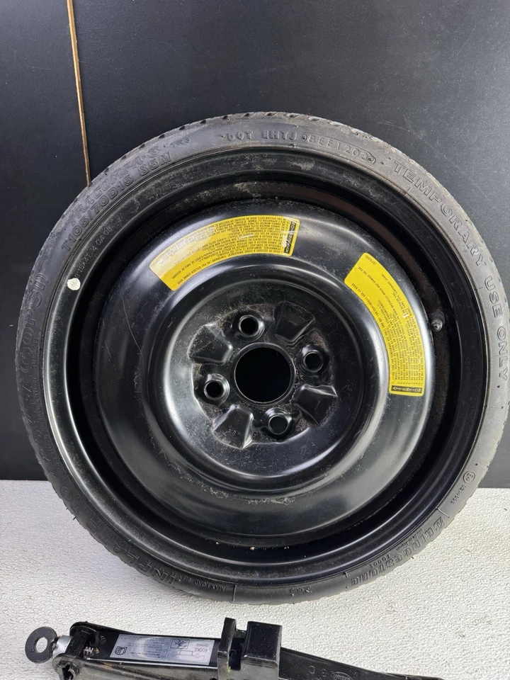 1999-2005 Mazda Miata Spare Tire Wheel Donut 105/70/15 & Jack Tool Wrench Set - Image 2 of 4