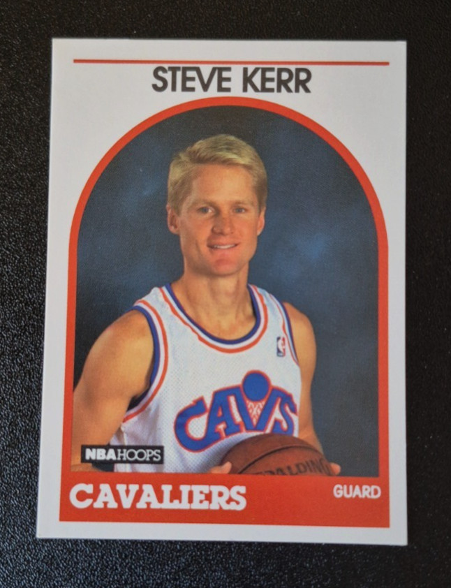 1989 89 Hoops Steve Kerr #351 ROOKIE MINT Cleveland Cavaliers Warriors