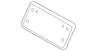 Genuine Audi License Frame 4G8-807-285-D-T94
