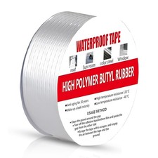Butyl Tape - Felt Roof Repair, 5cm*5m Waterproof Sealing Tape, 1.5mm Thickness 