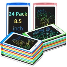 LCD Writing Tablet for Kids, 8.5 Inch Colorful Doodle Board Inch, 24 Pack