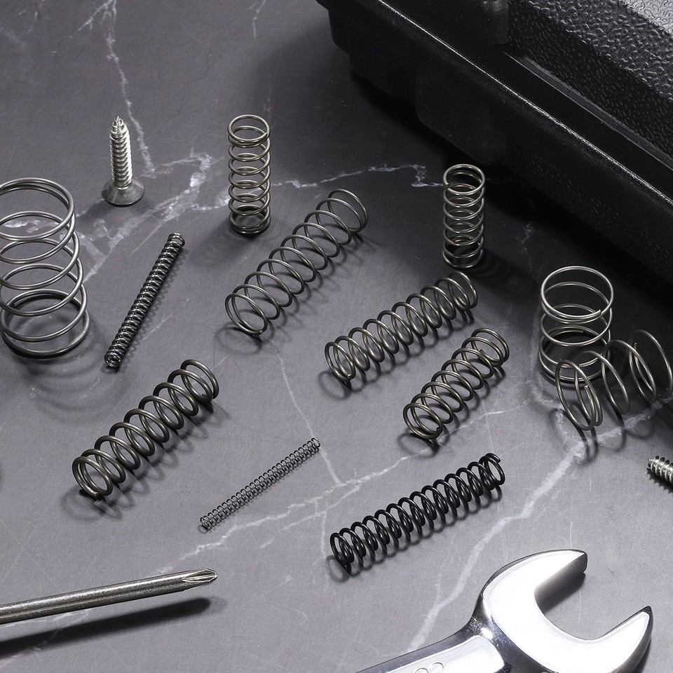 10Pcs Compression Spring, 4mm OD 0.5mm Wire Size 30mm Free Length ...