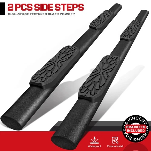 FOR 2011-2021 Jeep Grand Cherokee 3.5" Truck Step Oval Running Boards Nerf Bar