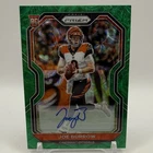 2020 Panini Prizm Joe Burrow Green Scope Auto 60/75 Rookie Card #307 RC