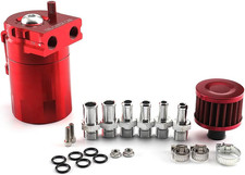 Decanter Vapori Olio, Universale Oil Catch Can, 300Ml Alluminio Recupero Vapori 