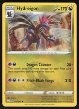 Pokemon Hydreigon Holo Rare 115/203 SWSH07: Evolving Skies Holofoil LP