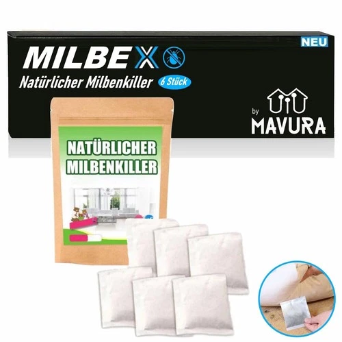 MILBEX Natural Mite Killer Anti Mites Fleas Bed Bugs Pads (6 Pack)