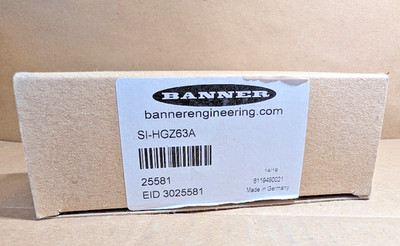 Banner Engineering SI-HG63A Safety Switch Hinge -Blank, 76924, Stainless (New )