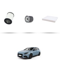 Hoffcar Wartungsset - 3 Filter FüR Hyundai I30 (Pd,Pde) 2.0 202KW Ab 2017