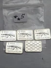 Lot of 5-1 Gram .999 Fine Silver Bars AK-47