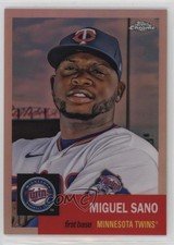 2022 Topps Chrome Platinum Anniversary Rose Gold Refractor 39/75 Miguel Sano 0c2