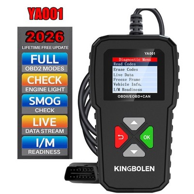 YA001 OBD2 Scanner Engine Check Car Code Reader Full OBDII Diagnostic Scan Tool