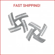 Meat Grinder Cutting Blade Knife STAINLESS (2) for Waring 026552 MG100 MG105 WPG