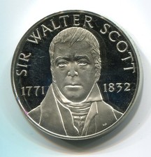 .999 Silver 1oz Round| Sir Walter Scott | 200th Ann | Abbotsford House 113.93 per troy oz
