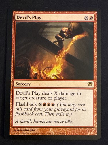 1x Devil's Play (140) Innistrad LP MTG Magic the Gathering x1 MKE - Afbeelding 1 van 2