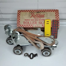 Rollfast Vintage RollerSkates in Original Box Roll Fast Roller Skates