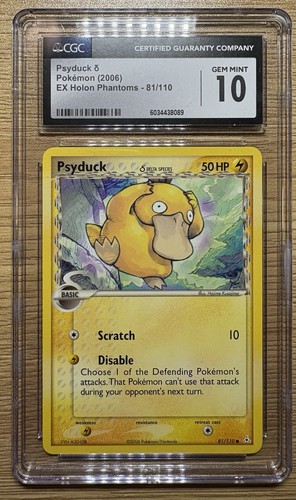 Psyduck δ graded CGC 10 for sale on eBay