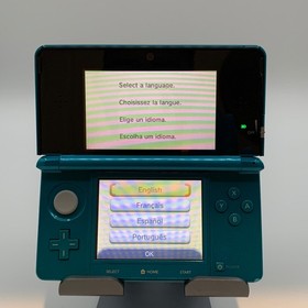 NINTENDO 3DS AQUA BLUE CTR-001: TESTED / WORKING