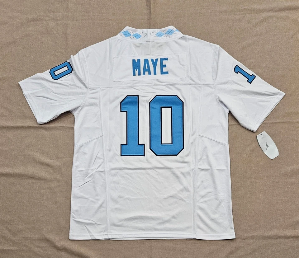 Drake Maye #10 North Carolina Tar Heels Jersey  - FAST SHIPPNG - Image 4 of 4