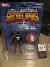 Marvel Secret Wars Black Spider-Man Signed By Budiansky With COA On Card Perfect