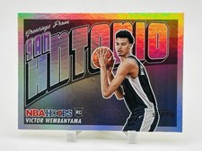 VICTOR WEMBANYAMA 2023-24 NBA HOOPS - ROOKIE FOIL -GREETINGS- SPURS 🔥