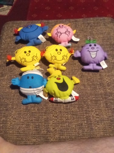 Lot 7 Figurines Mr & Madame McDonald's – Mr. Men Little Miss – État TB – Collector