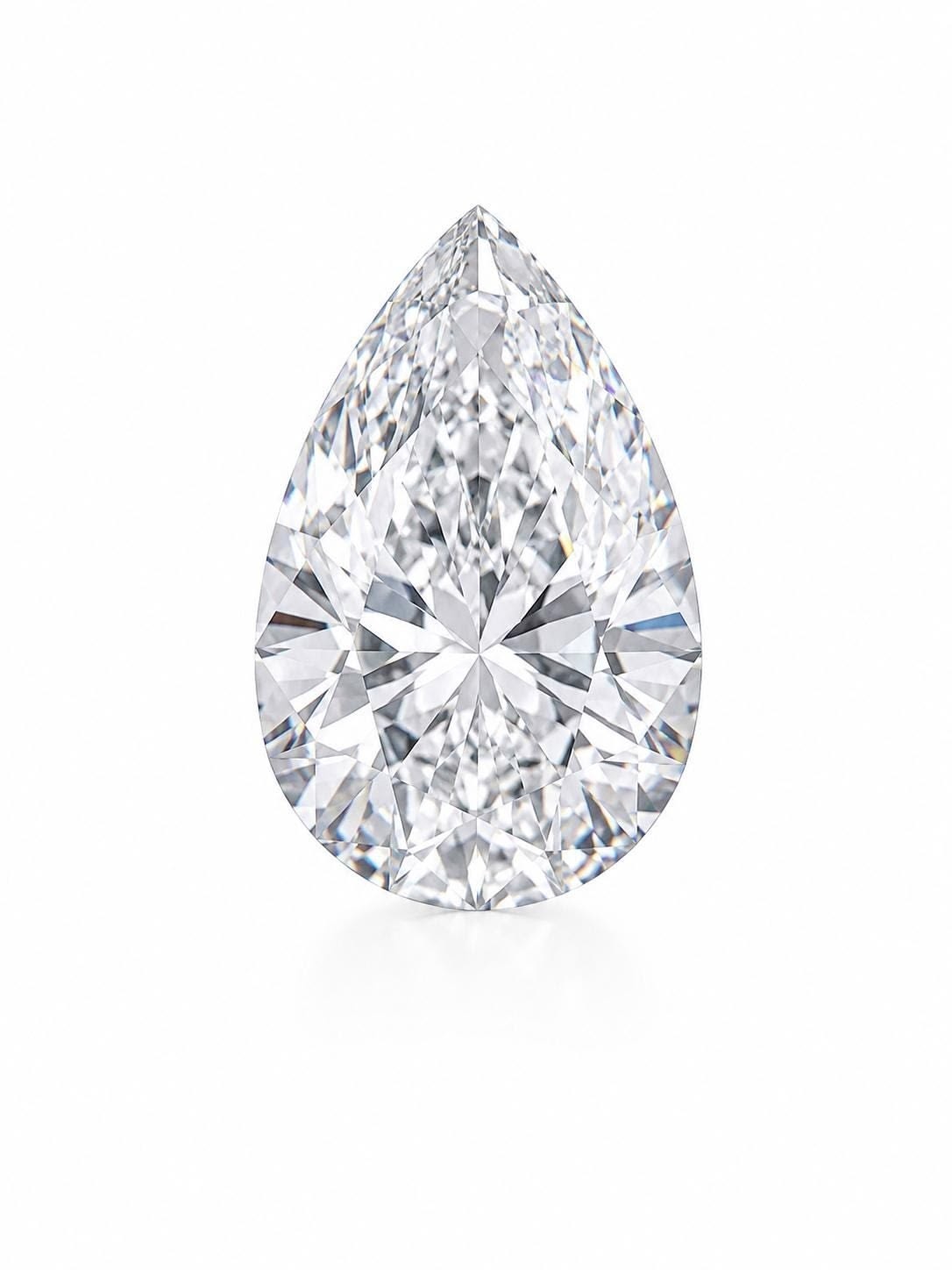 CERTIFIED 1.06 Ct Natural Diamond D Grade PEAR LOOSE VVS1/ 8.5 mm | eBay