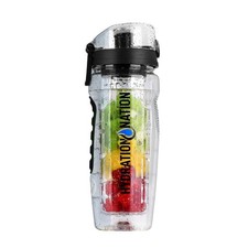 Hydration Nation 34oz Fruit Infuser Water Bottle   BPA-Free