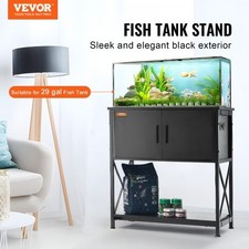 Aquarium Stand 29 Gallon Fish Tank Stand 28.7 x 16.5 x 30 in Steel and MDF