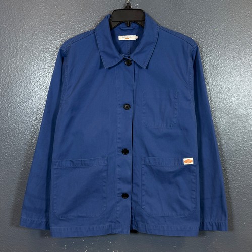 Nudie Jeans M women’s Lovis Worker Barn Jacket French Blue Cotton