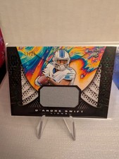 2020 Panini Black - Futuristic Relics D'Andre Swift #F8 Emerald /25 (MEM, RC)