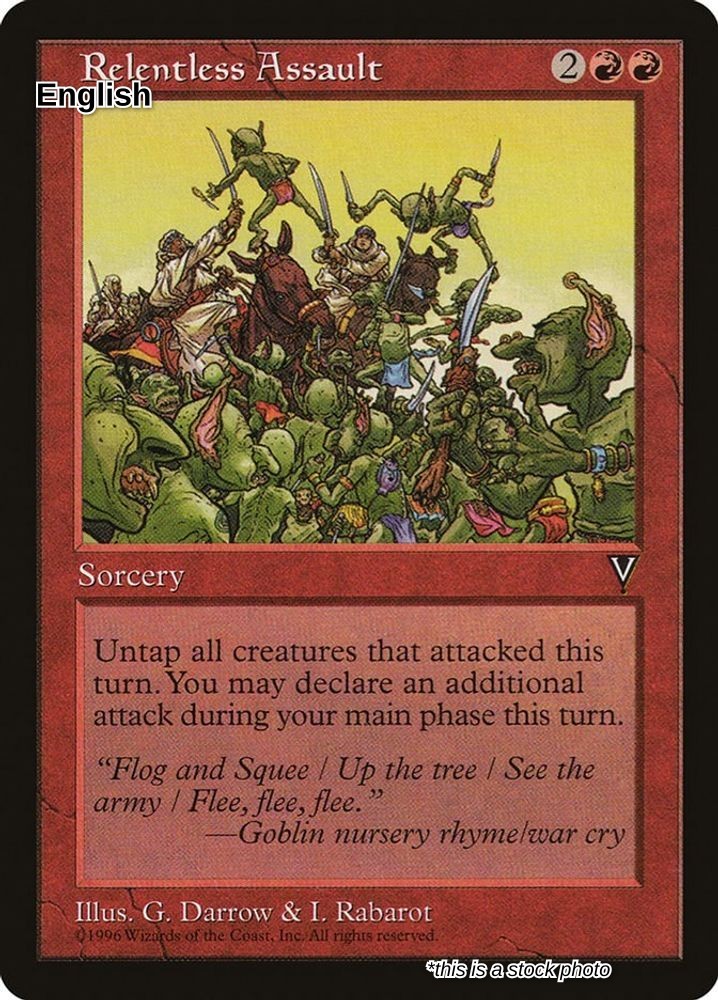 Relentless Assault - VIS - NM TCG MTG