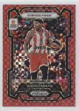 2023 Panini Prizm Turkish Airlines EuroLeague Red Power 62/75 Isaiah Canaan 14mf