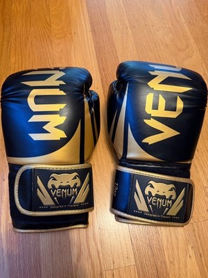 Venum Challenger 2.0 Boxing Gloves 12 oz Black Gold - Great Condition