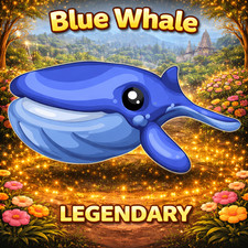 BLUE WHALE  (VERY CHEAP) - ADOPT A PET FROM ME - CHEAPEST ON EBAY