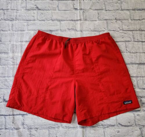 Patagonia Baggies Shorts Mens XL Red 7" Nylon Lined - Picture 1 of 13