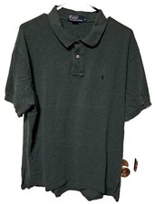 Polo by Ralph Lauren Men's Dark Green Polo Golf Short Sleeve Shirt Size XL