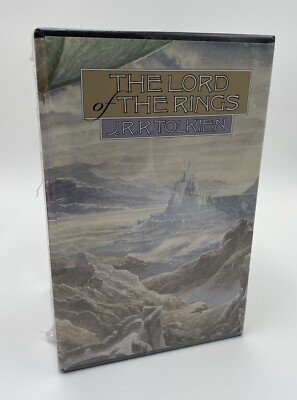 洋書 THE LORD OF THE  RING Lord of the Rings Trilogy Hardcover Box Set w/Maps, Houghton